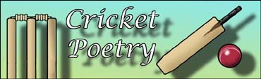Cricket Poetry